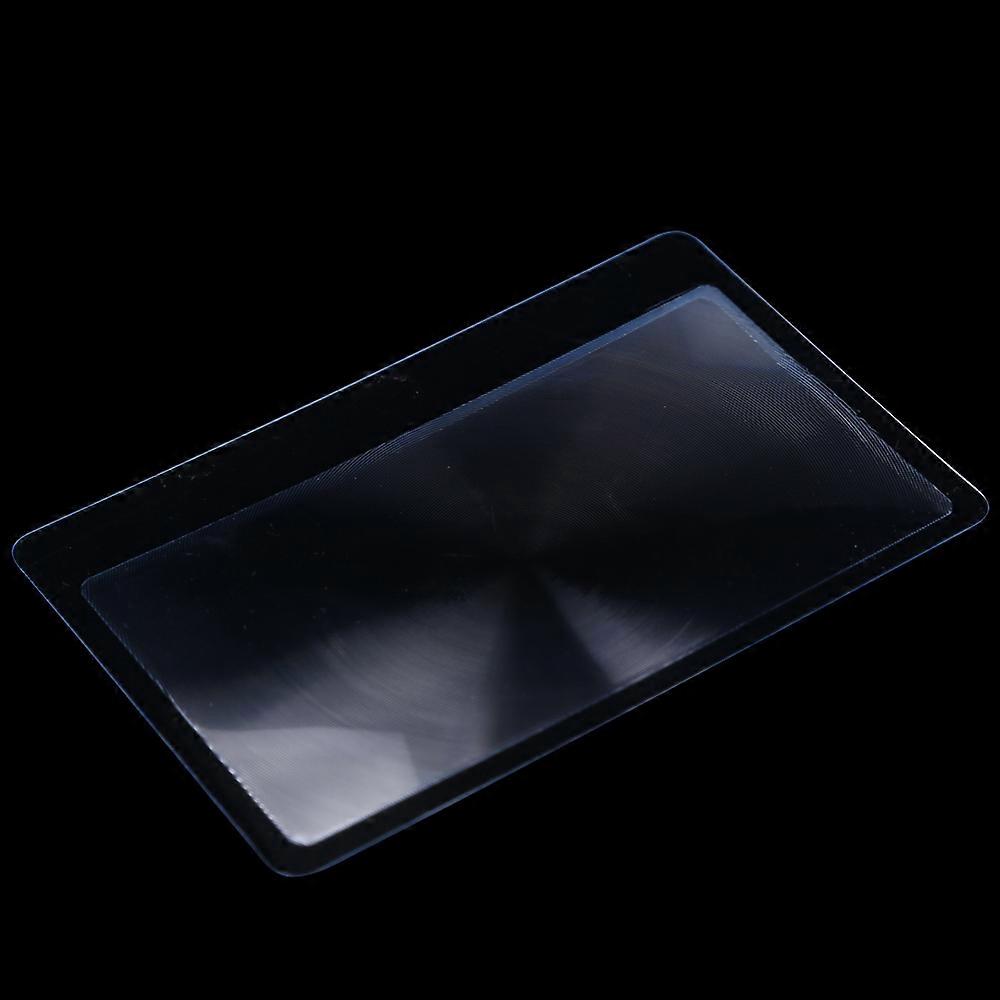 100% New Upgraded 3X Credit Card Magnifier, High Definition Optical Instrument, Pocket Magnifiers for Reading and Solar Projects