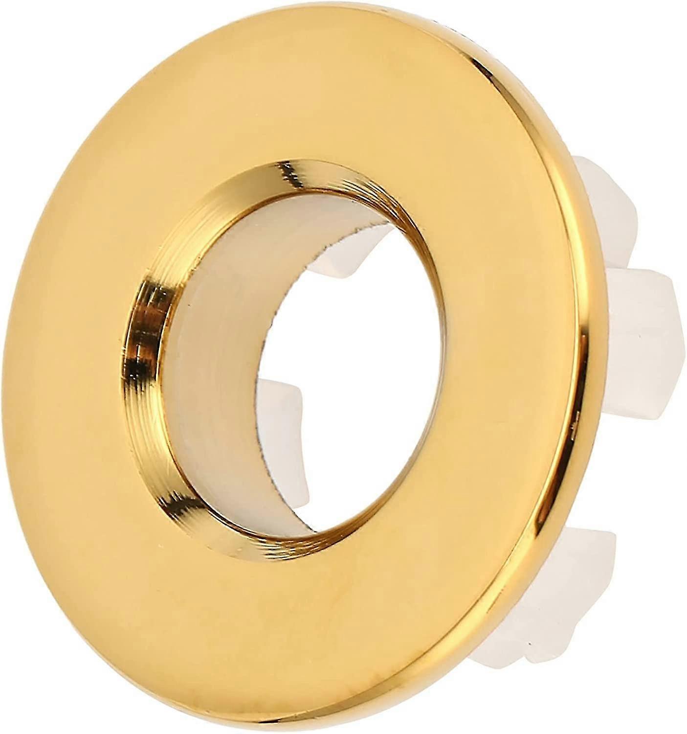 Vask Overflow Ring, Chrome Plating Basin Sink Hole Cover, Round Overflow Cover Basin Trim For Bad Kjøkken Vask Toalett Servant (4stk