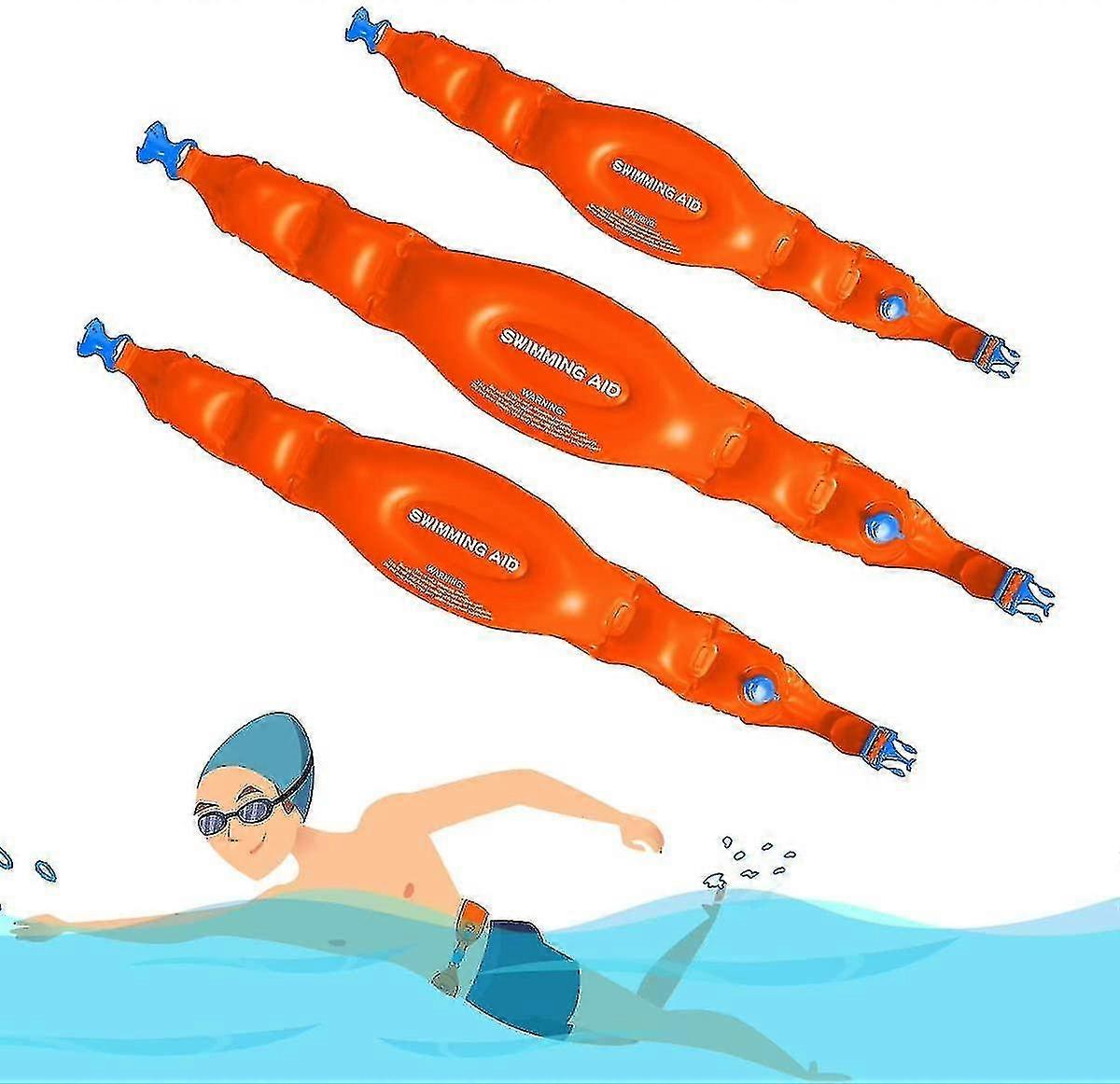 3-osainen uintiapu kelluntanauhat lapsille ja aikuisille Uinti Aloittelijat Puhallettava uinti