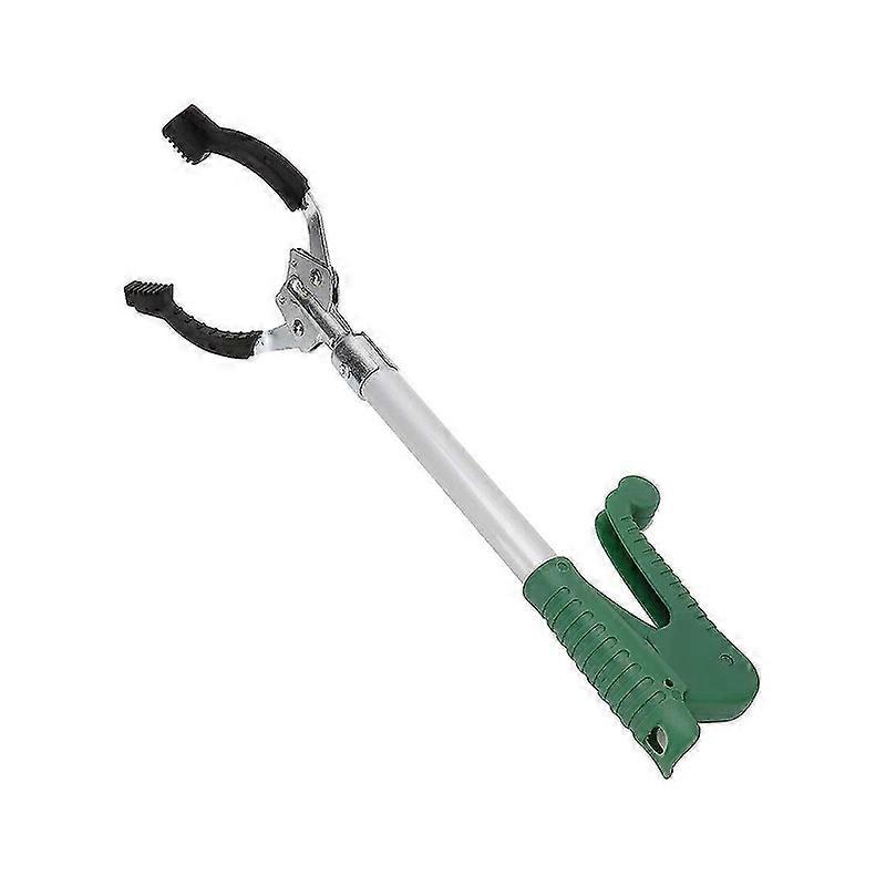 Garbage Tongs Reaching Tool Long Arm Garbage Collection Stick Alloy Garbage Clip Picker 40cm