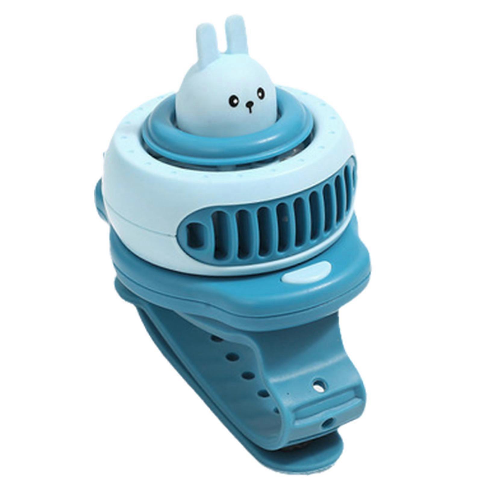 USBファンウォッチポータブルミニウォッチファンハンドヘルドサイレントサードギアスピードファン