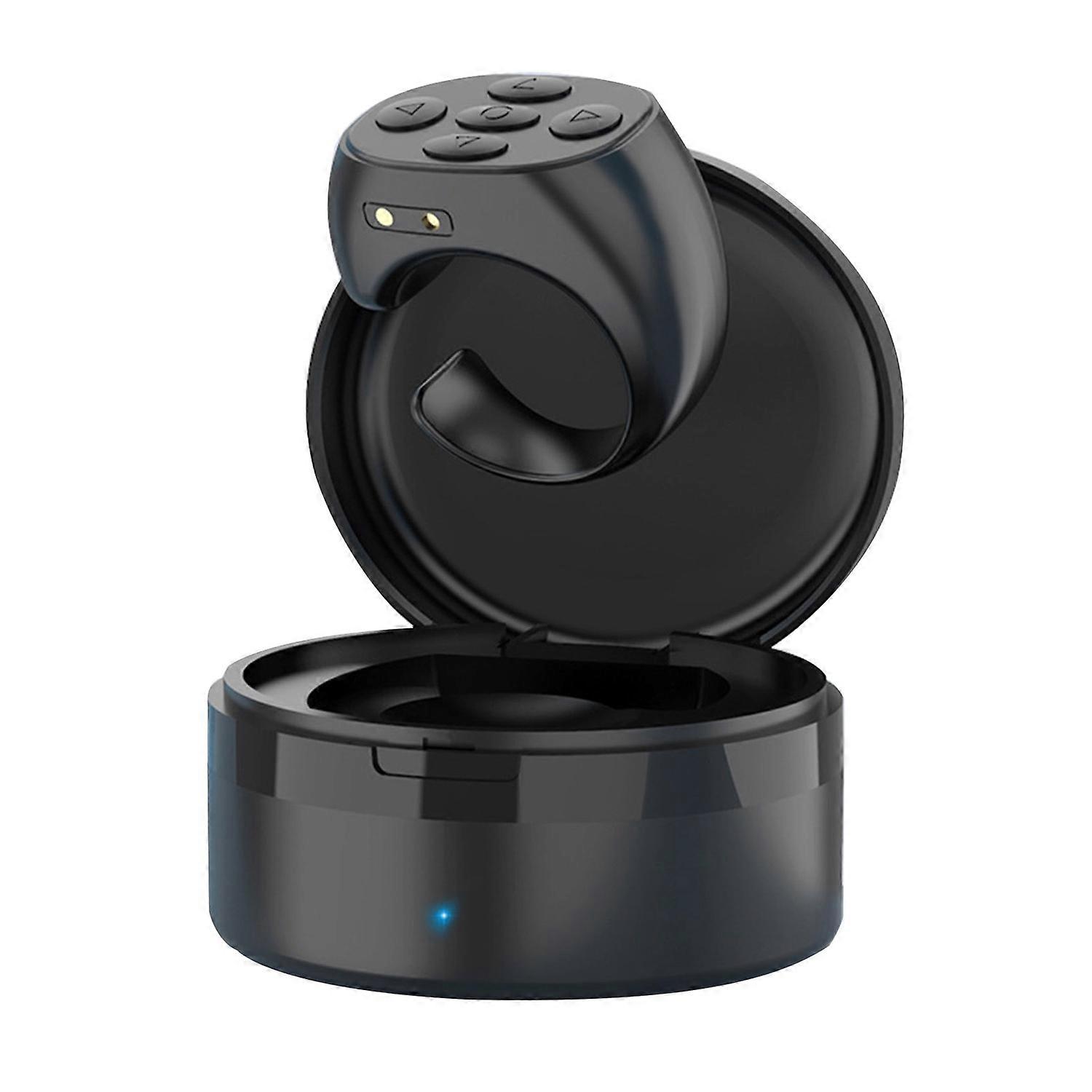 Wireless Bluetooth-compatible Remote Control by Fingertip Selfie Camera Remote Shutter Side Turner