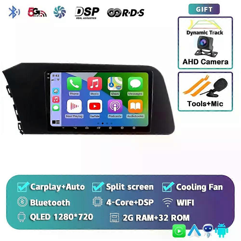 Android 14 Carplay Auto Wifi+4g Car Radio For Hyundai Elantra Vii Cn7 2020 2021 Multimedia Gps Player Stereo 2din Dsp Head Unit
