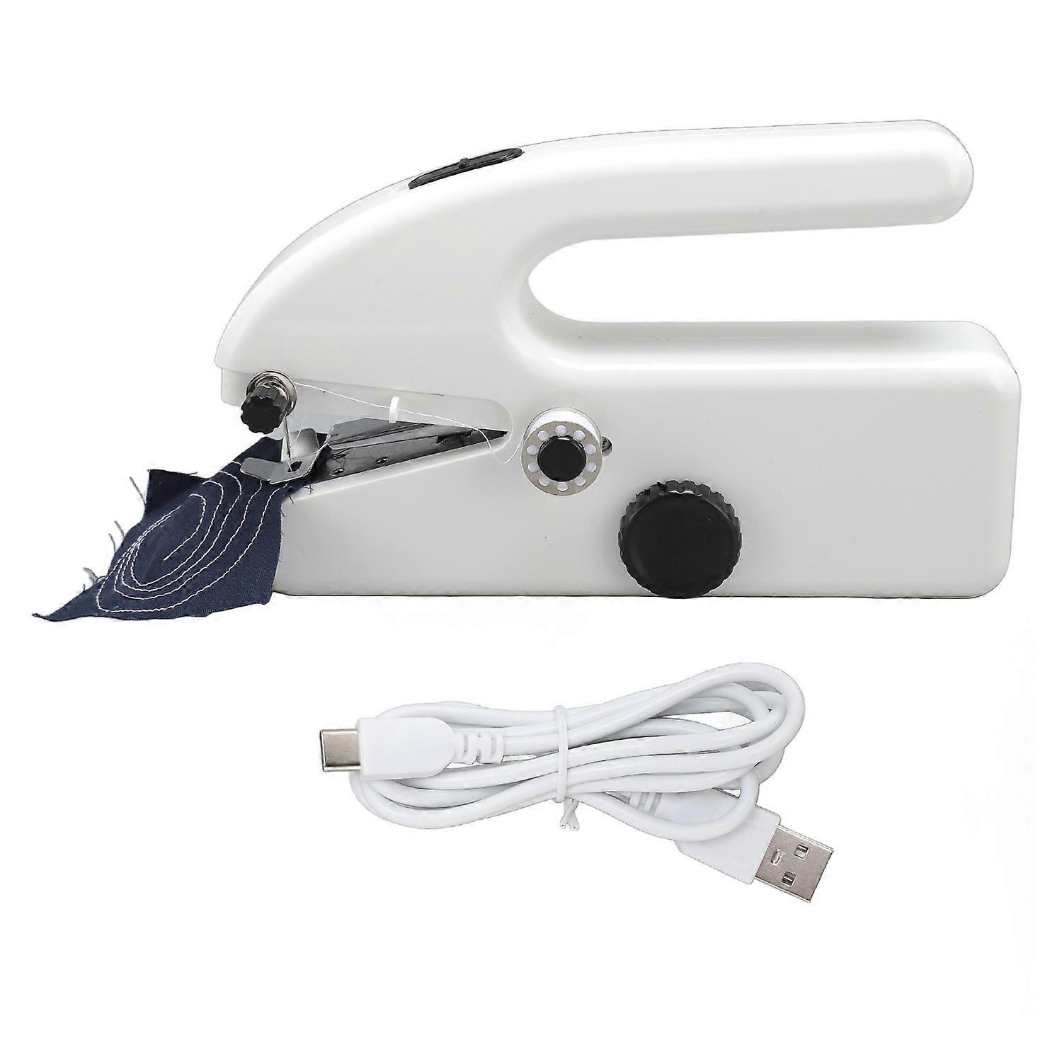 Portable Handheld Sewing Machine USB Multifunctional Mini Electric Handheld Sewing Machine for Begin