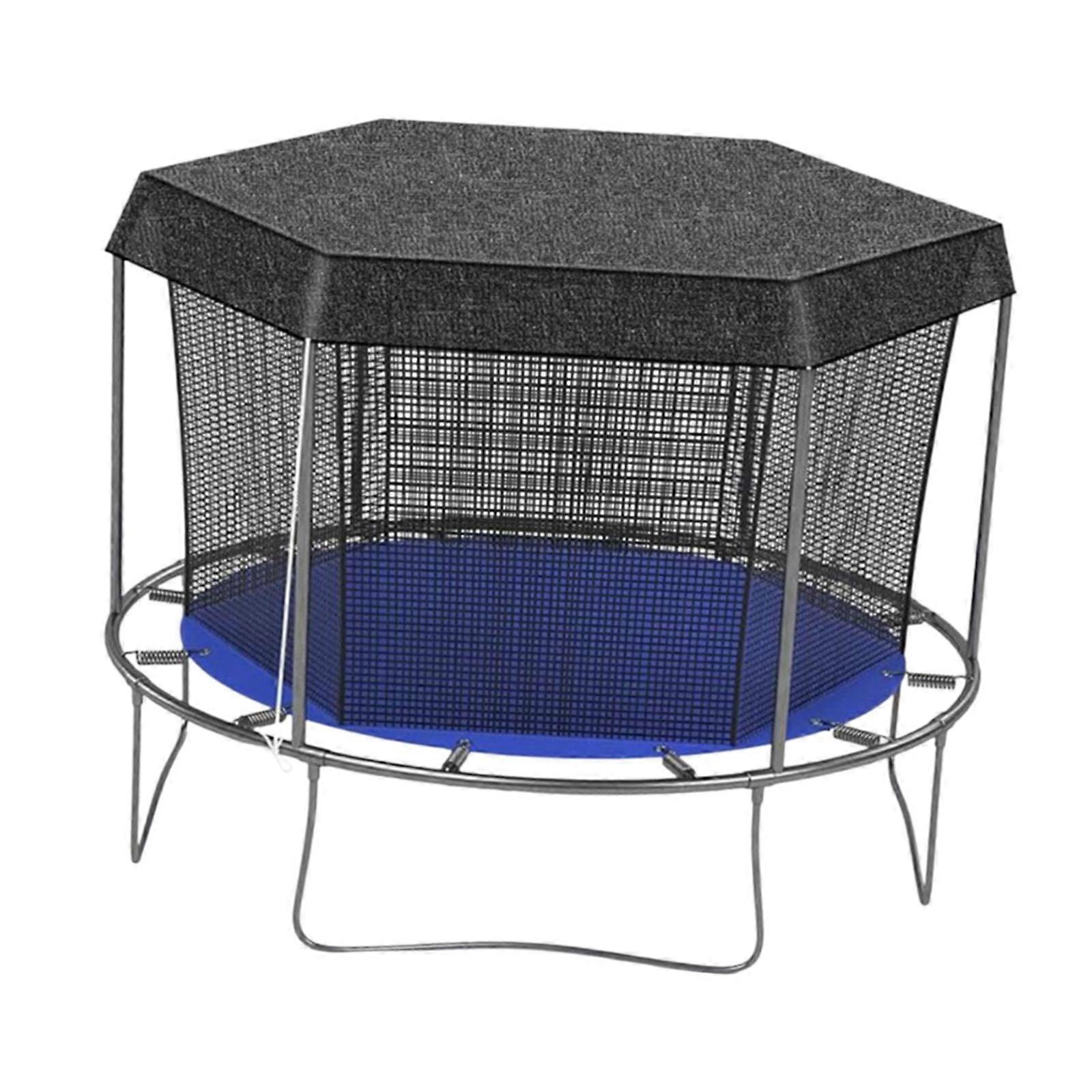 Trampoline Cover Keep Cool Convenient Practical for Round Trampoline Playing 6 Feet For 6 Rods