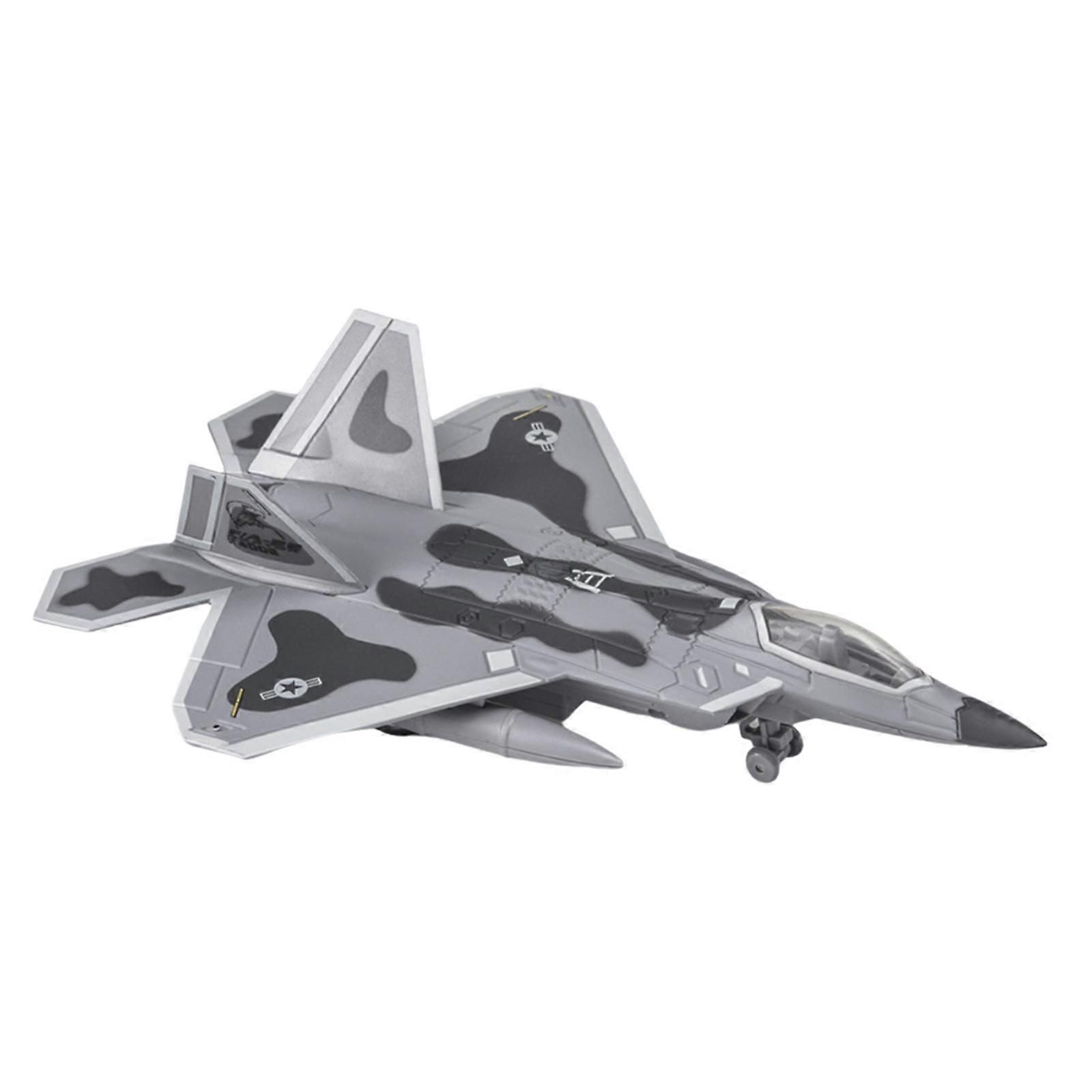 Fighter Model Pretend Play Collectables 1/72 for Office Commemorate Keepsake Blue