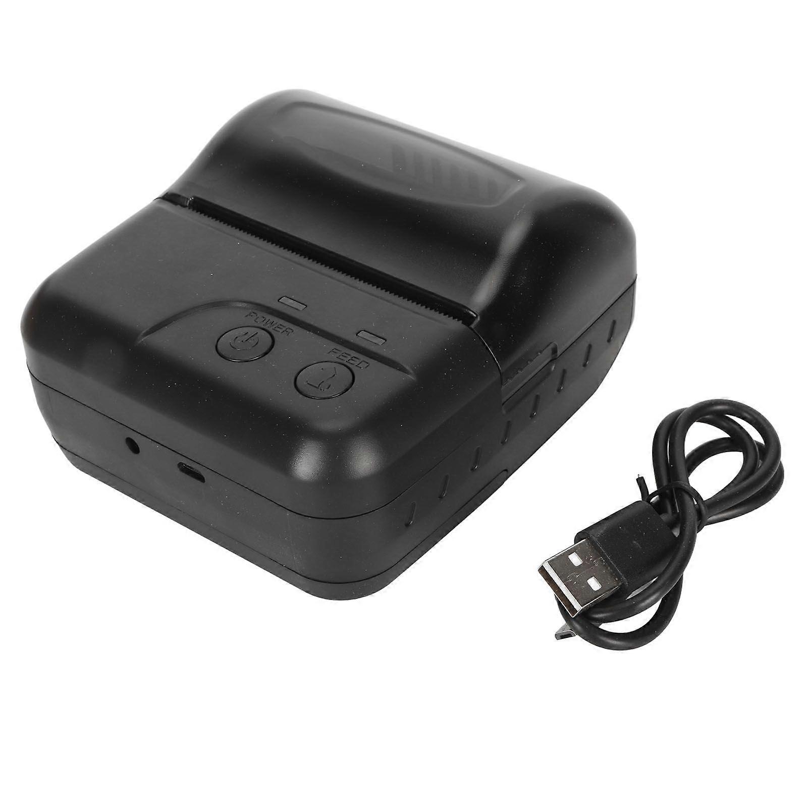 Portable Thermal Printer Professional Smartphone Control High Speed Clear Printing Bluetooth Receipt Printer