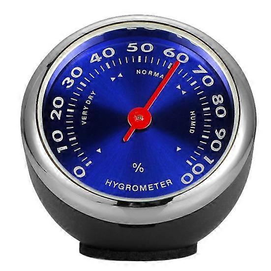 Mini Car Dashboard Mechanical Ornament Thermometer Hygrometer Decoration Auto