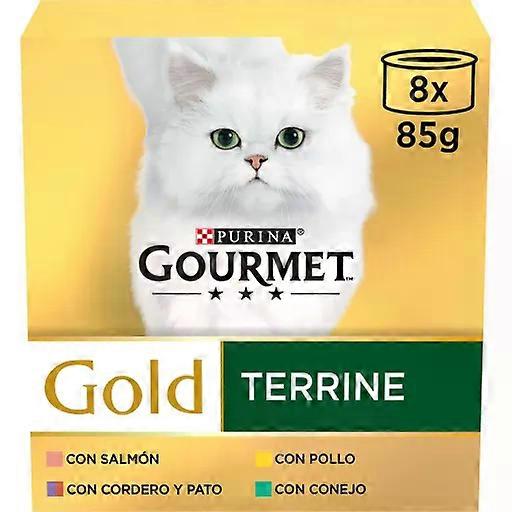 Gourmet Gold Terrine Multipack: Salmon, Chicken, Rabbit, Duck & Lamb
