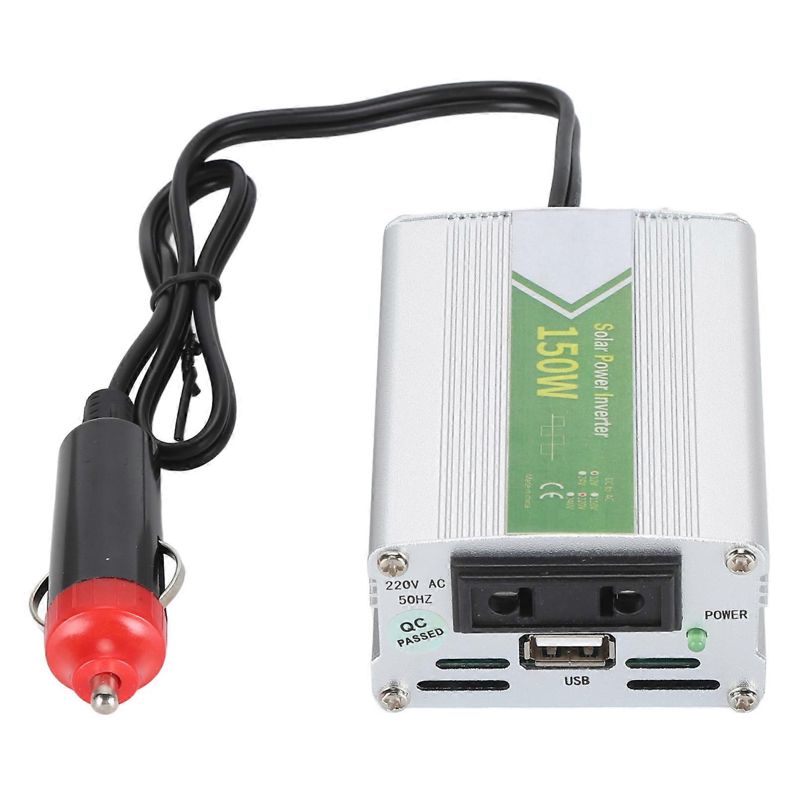 150W Car Inverter Light Cigarette Charger 12V to Battery High Efficiency Step Up Inverter Power Voltage Converter