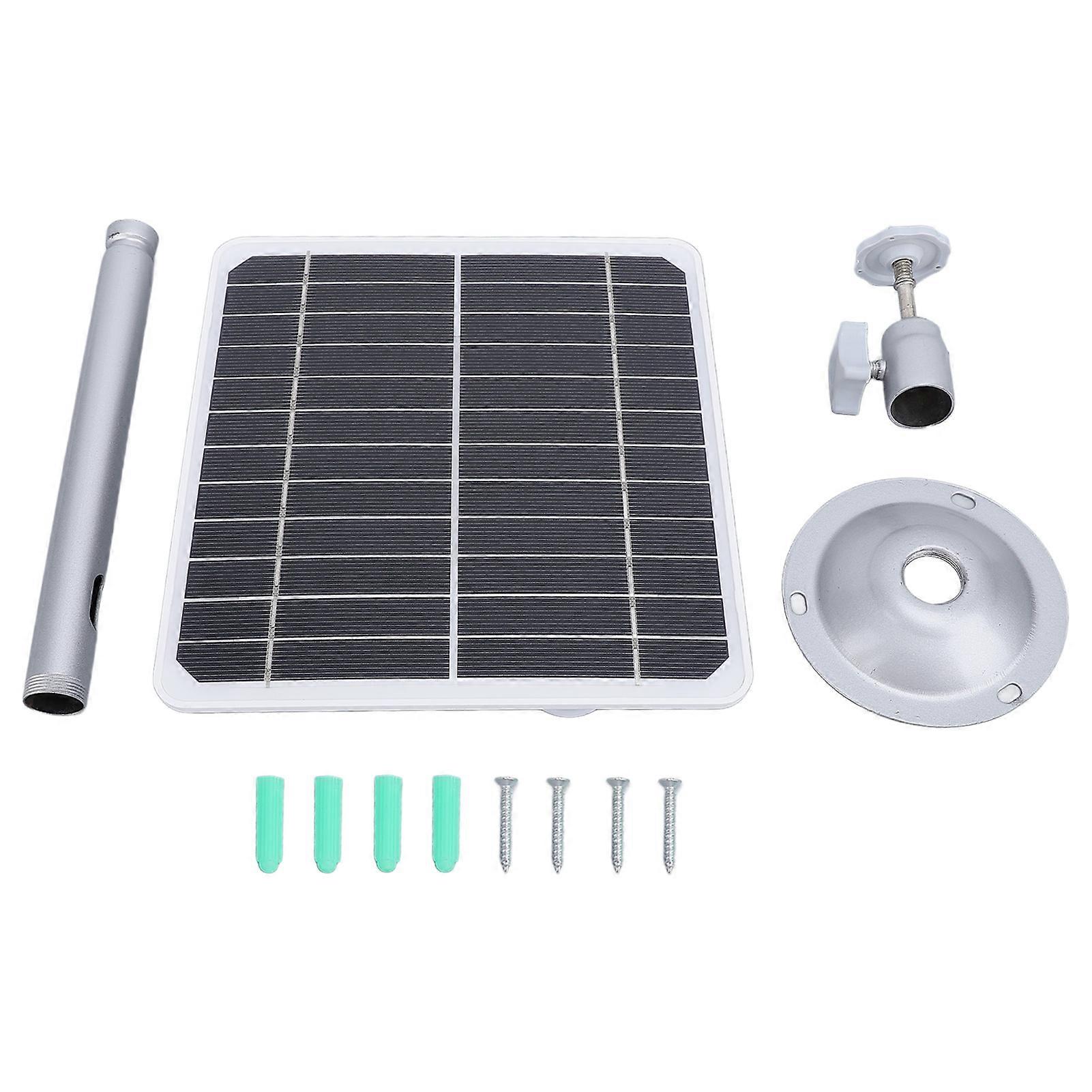 Camera Solar Panel 20w 5V IP68 Waterproof High Efficiency Camera Monocrystalline Solar Panel for Home