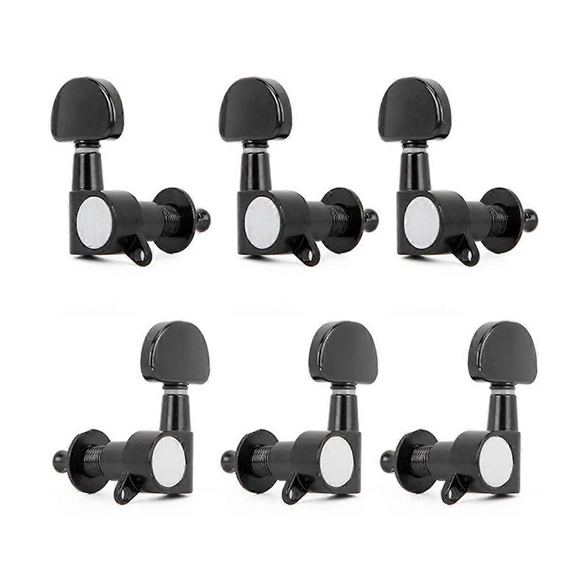 Guitar String Knob Folk Guitar Ukulele Knob Fully Enclosed Classical String Black