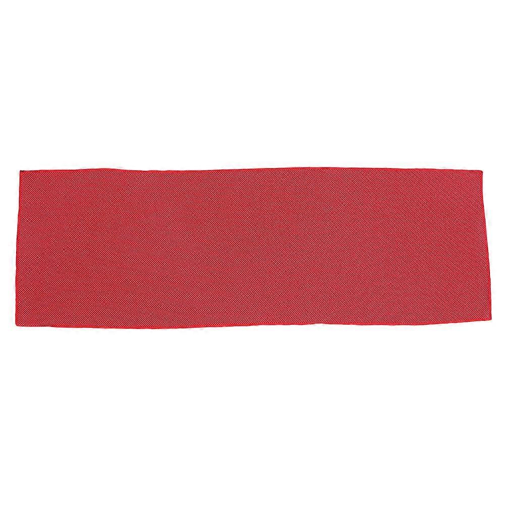 מיקרופייבר קיץ מגבת קירור מיידי בחוץ ריצה בלו מגבת קרח נושמת (אדום)