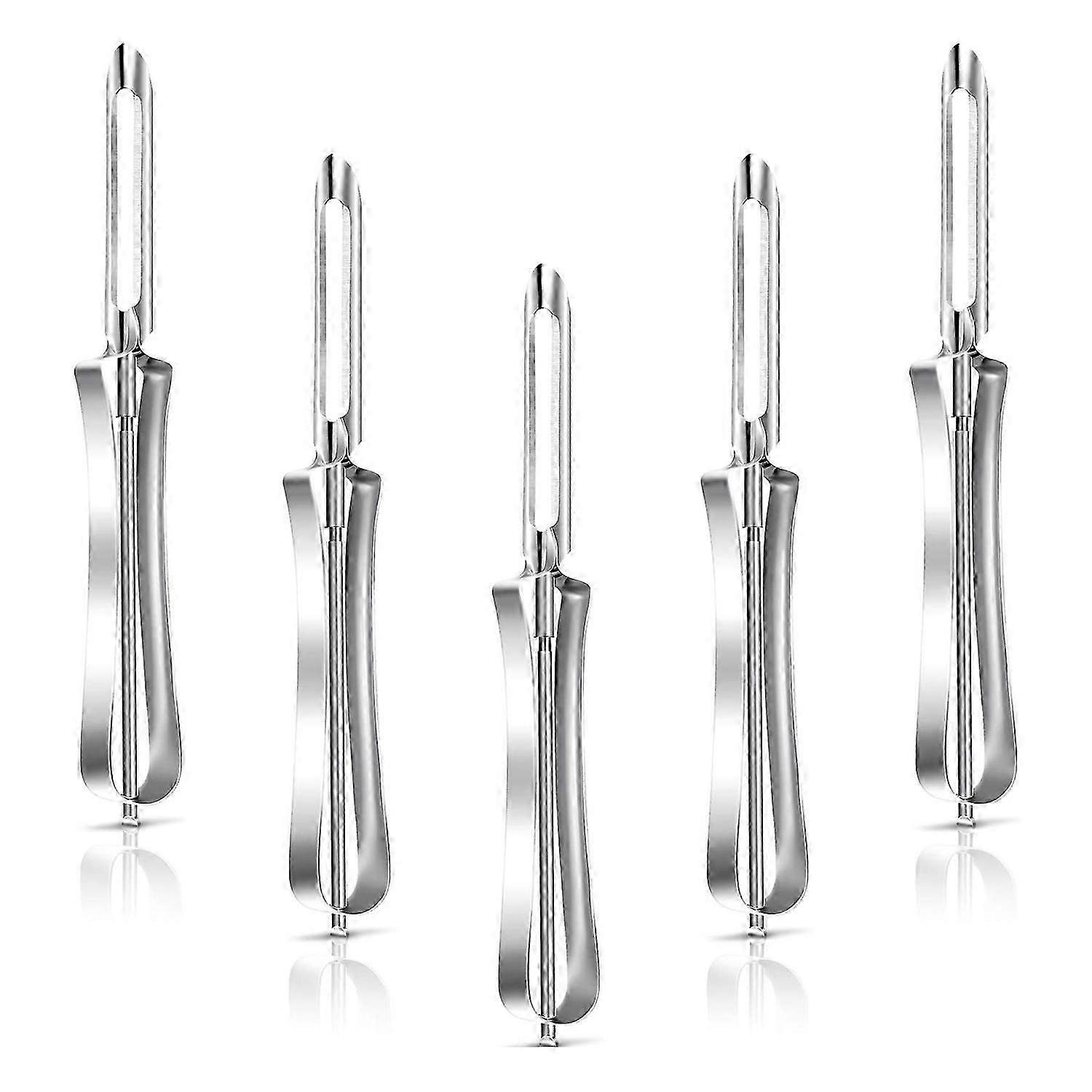 5 Pcs Stainless Steel Peeler Set for Kitchen Vegetable Fruit Peeling