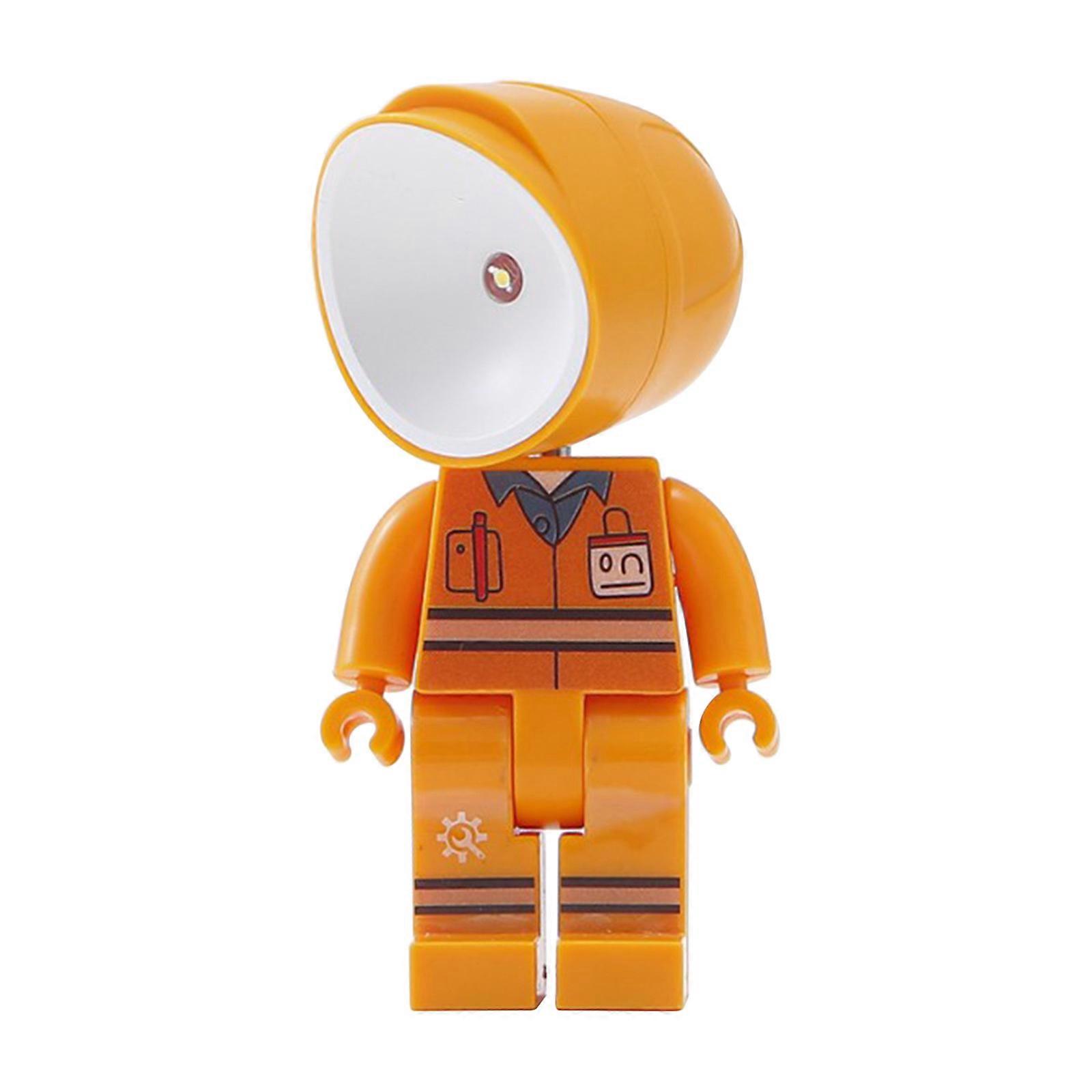 Astronaut Children's Warm Light Night Light Button Battery Mini Light Decoration
