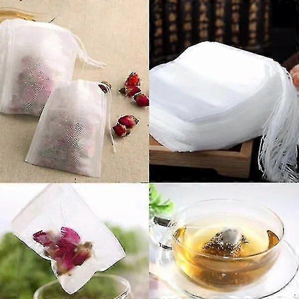 100pcs Empty Tea Bags For Loose Tea Teabags