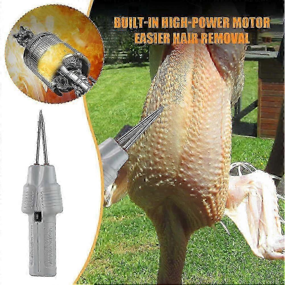 Electric Poultry Feather Plucker Rechargeable Small Chicken Plucker Machine,