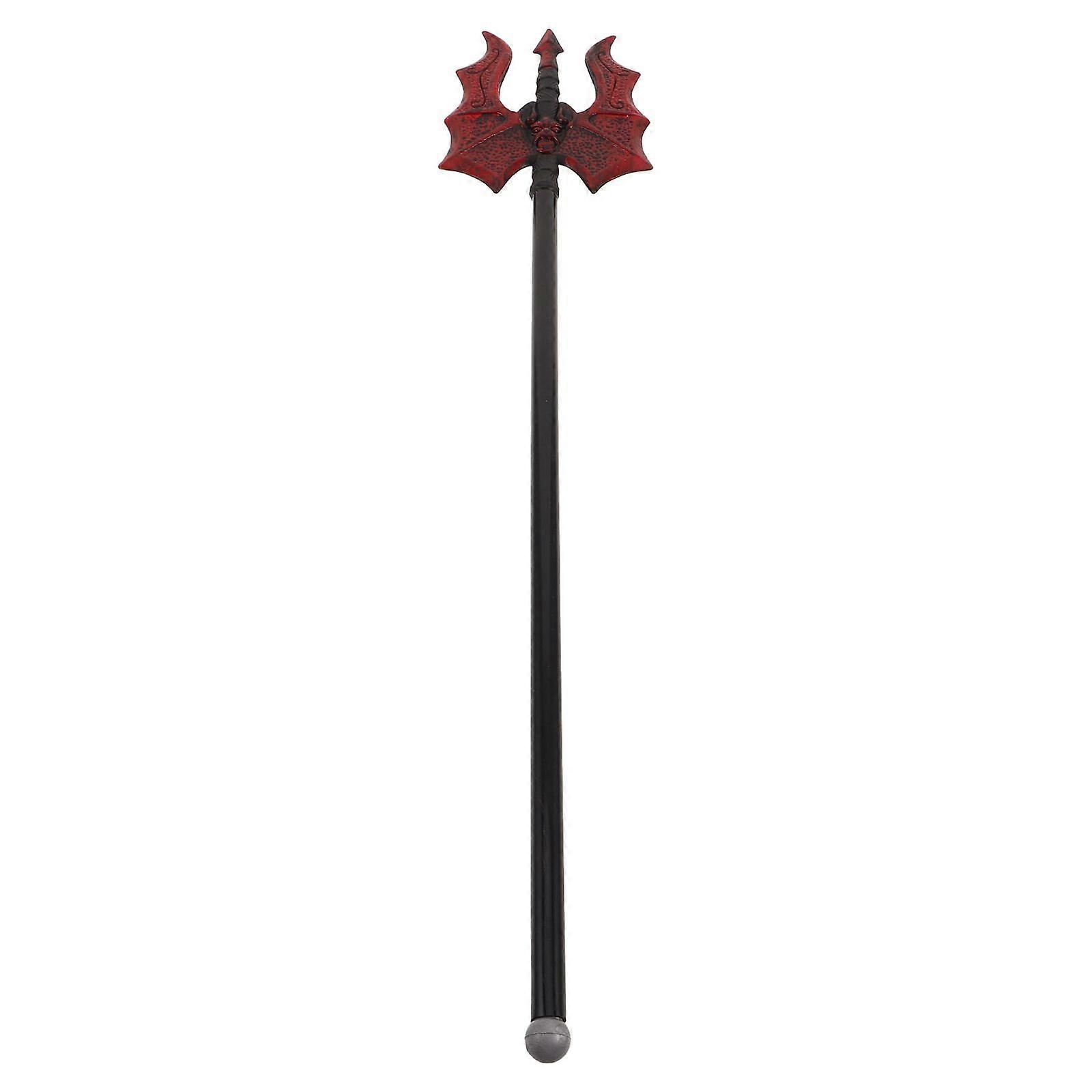 Halloween Devil Trident Prop Demon Fork Halloween Simulation Trident For Ghost Festival Ideal For Cosplay And Performances