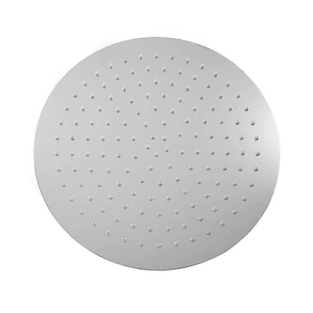 12 Inch Rainfall Shower Head, Ultra Thin Chrome Stainless Steel, Modern Round Design for Bathroom Upgrade