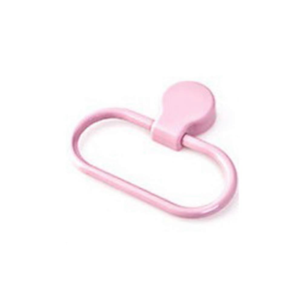 Simple Adhesive Wall Towel Rack Holder for Bathroom and Kitchen, Traceless Mount, Durable Design, Round Shape