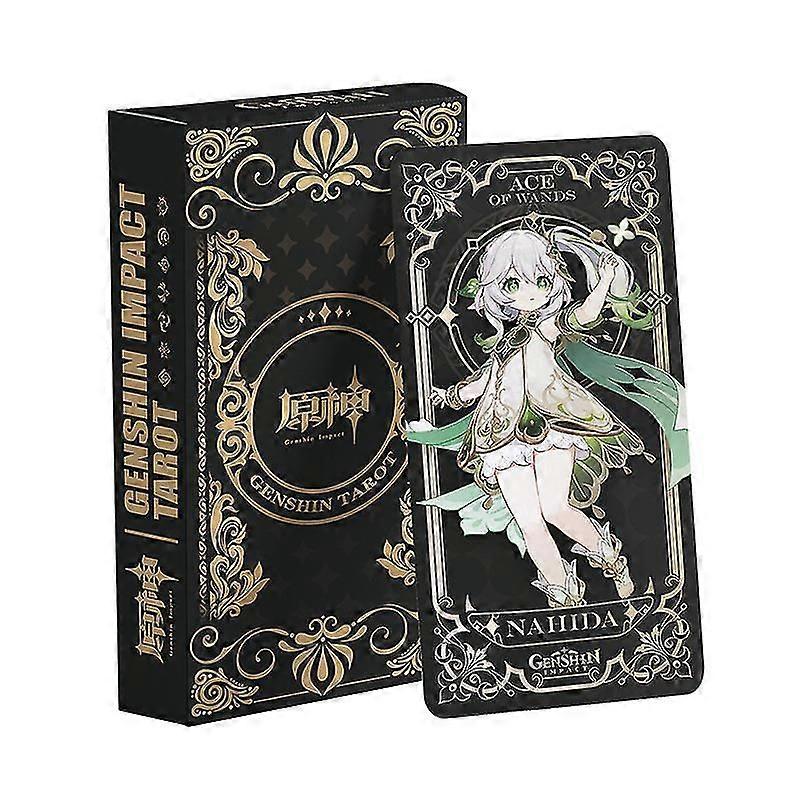 56 قطعة لعبة جينشين تأثير بطاقة التارو ناهيدا إيولا توما ليلى كايا تجمع دعائم الترفيه والتسلية هدايا مشجعي جينشين