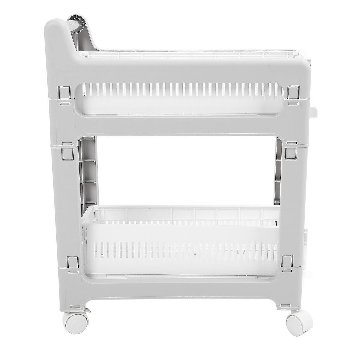 Carrello portaoggetti con cestello estraibile, design con ruote universali, grande capacità, con ruote Br