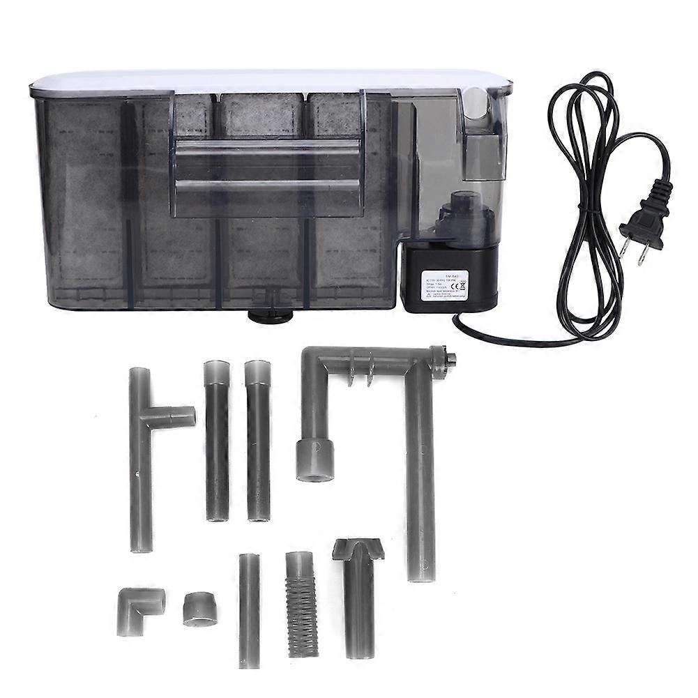 Waterfall Mini Filter Wall-Mount Air Pump for Aquarium Fish Tank