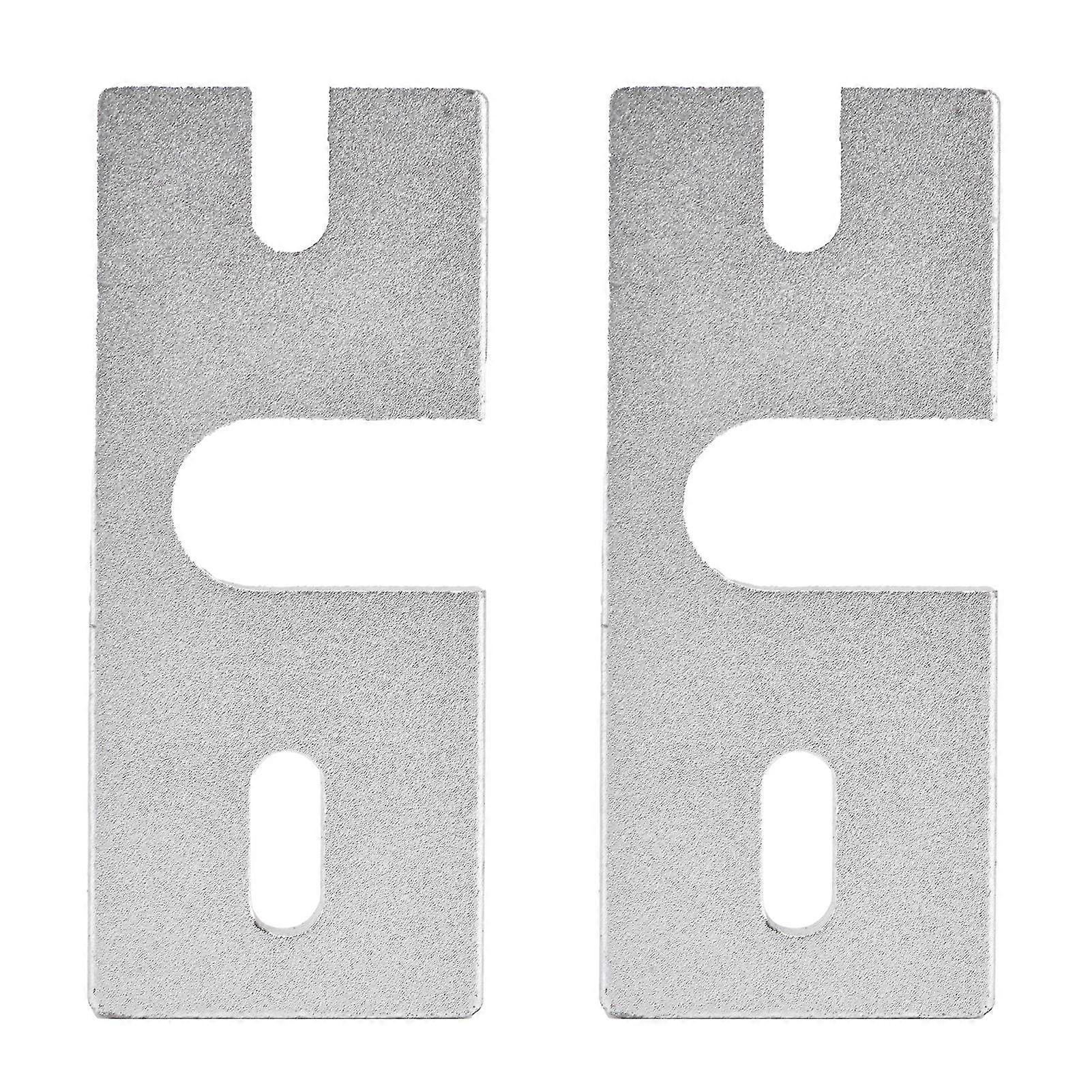 2Pcs Hot End Fixed Plate Mount Aluminium Alloy Rectangular for Reprap V6 3D Printer
