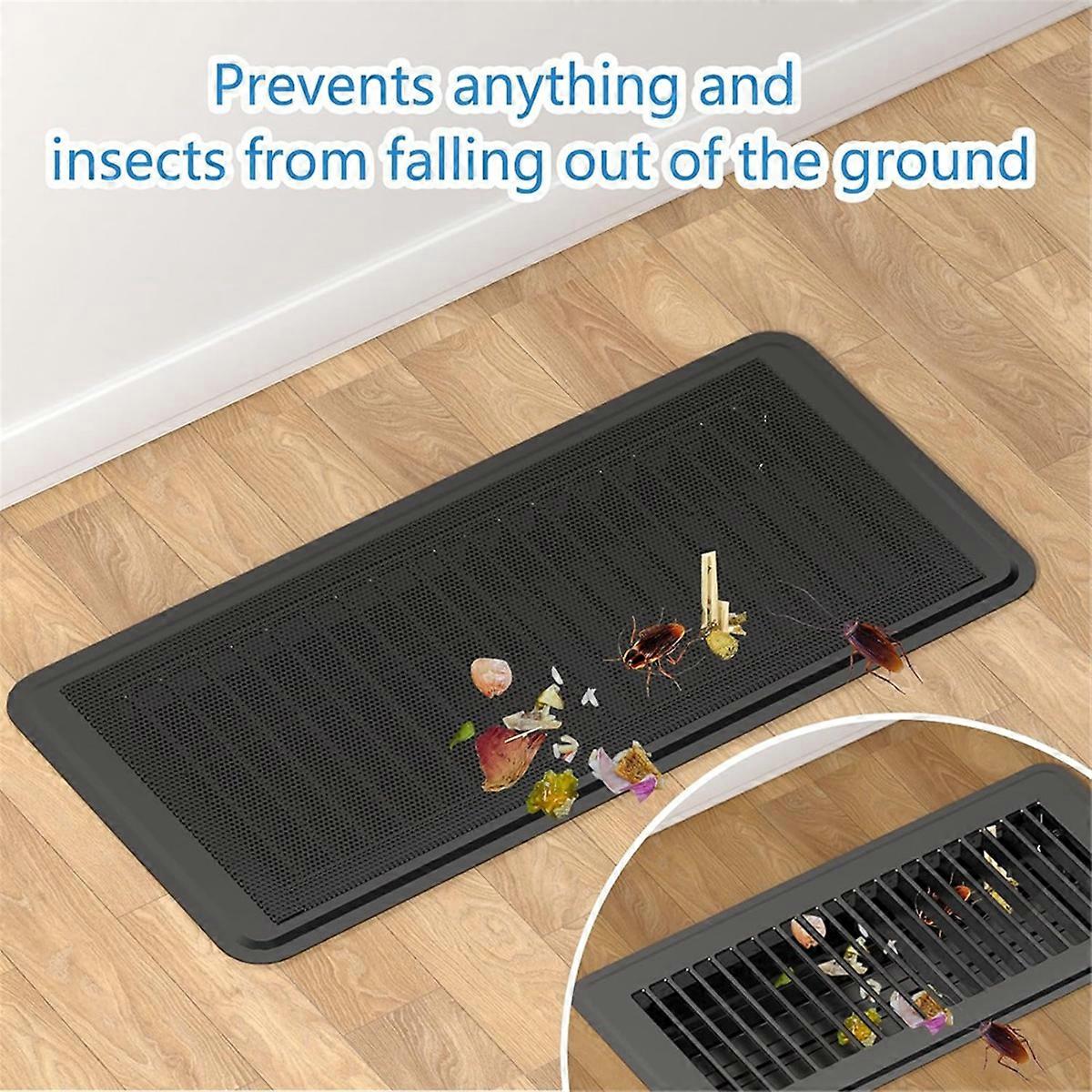 Floor Vent Covers, Strong Magnetic Vent Mesh Air Vent Filters, 2PCS