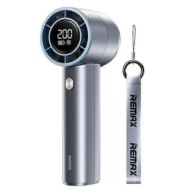 REMAX RS-SF11 Digital Display Handheld High-Speed Fan 3600mAh Battery Powered Turbo Cooling Fan