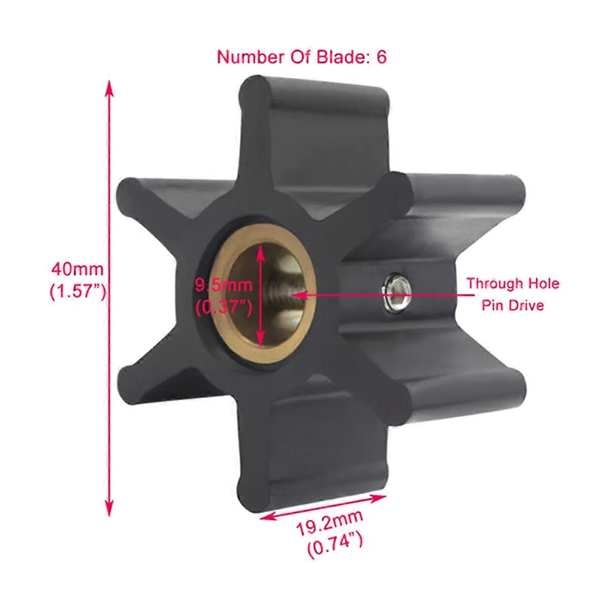 Turbine de pompe à eau pour 104211-42070 104211-42071 FIT