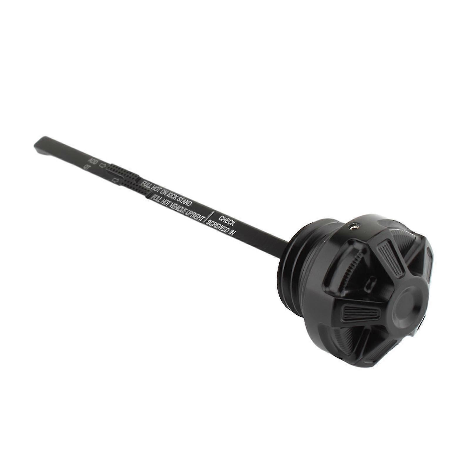 Harley-davidson Street Glide Engine Precision Oil Level Indicator Assembly with Plated Finish