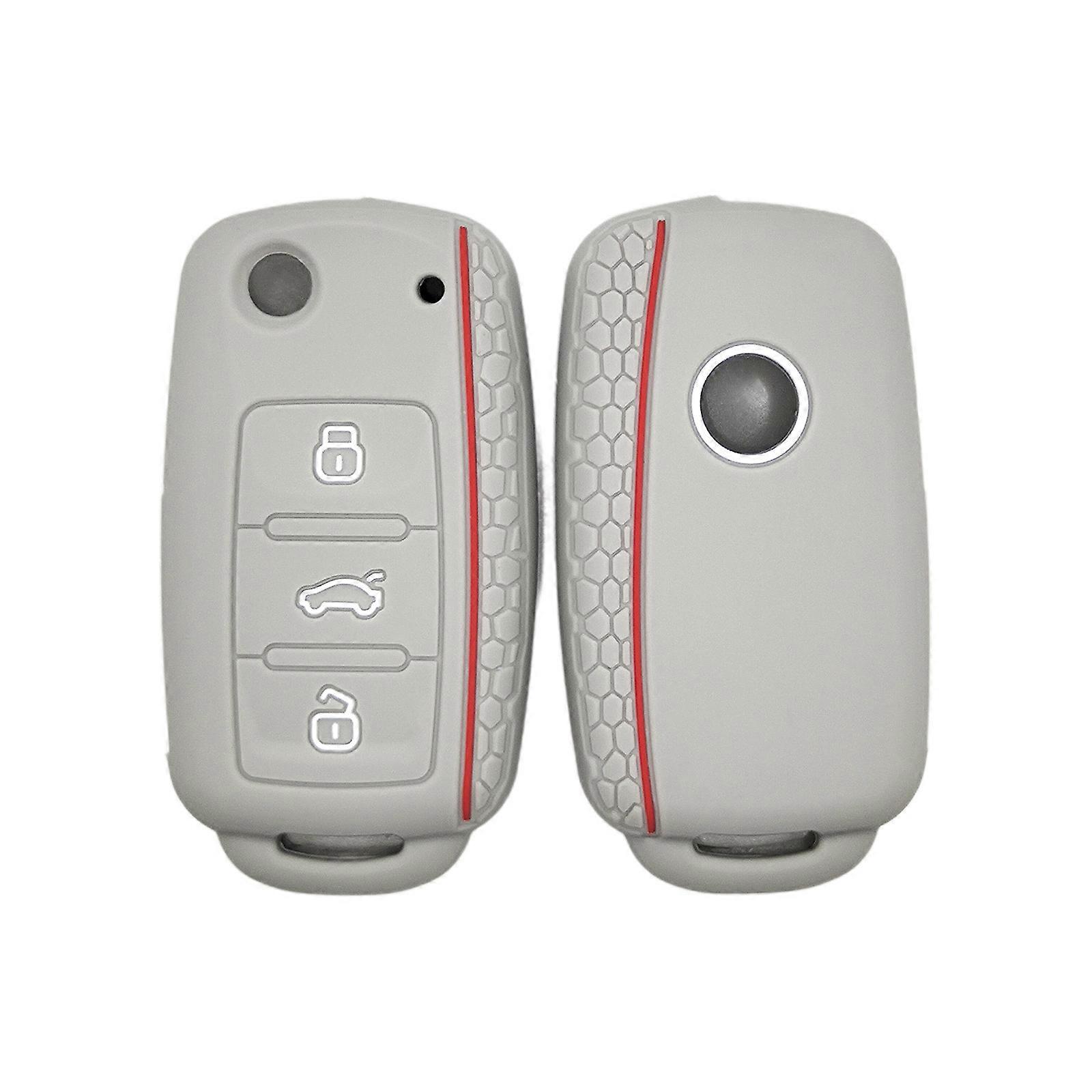 Key Fob Cover Case 4 Buttons Keyless Entry Remote Keyless Entry Remote Key Accessories Compatible for Golf Beetle Rabbit