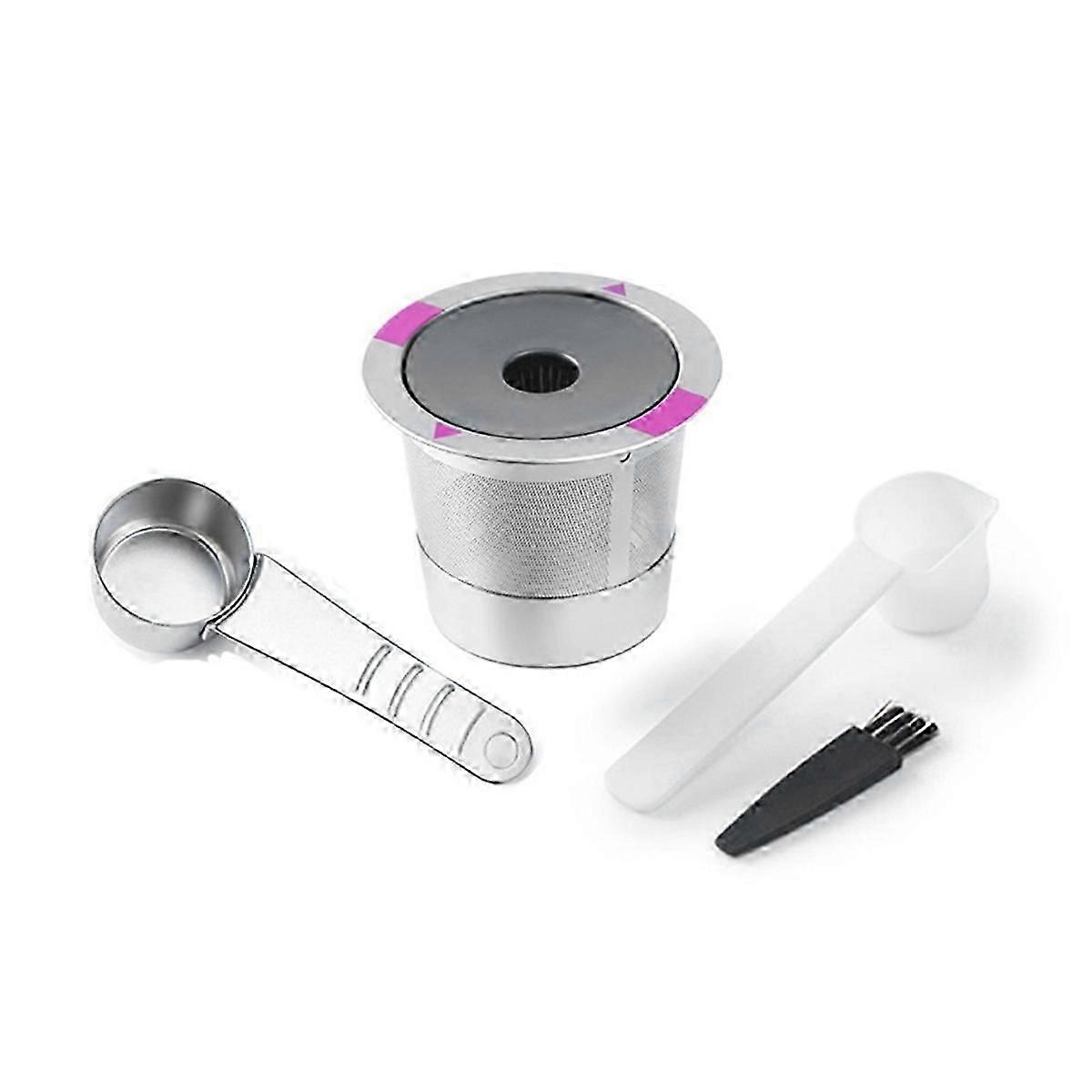 Reusable K-Cups for , Stainless Steel Reusable Coffee Pods, Single K-Cups for 2.0 and 1.0 Coffee Makers