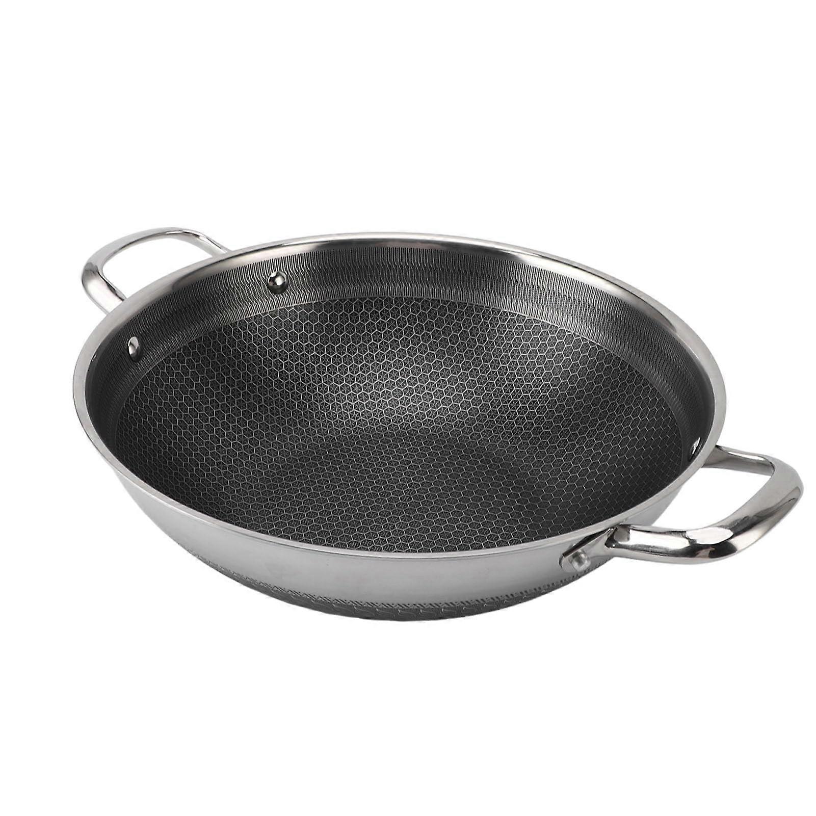 Stainless Steel Nonstick Wok Pan for Induction Cooker 28cm/11inch