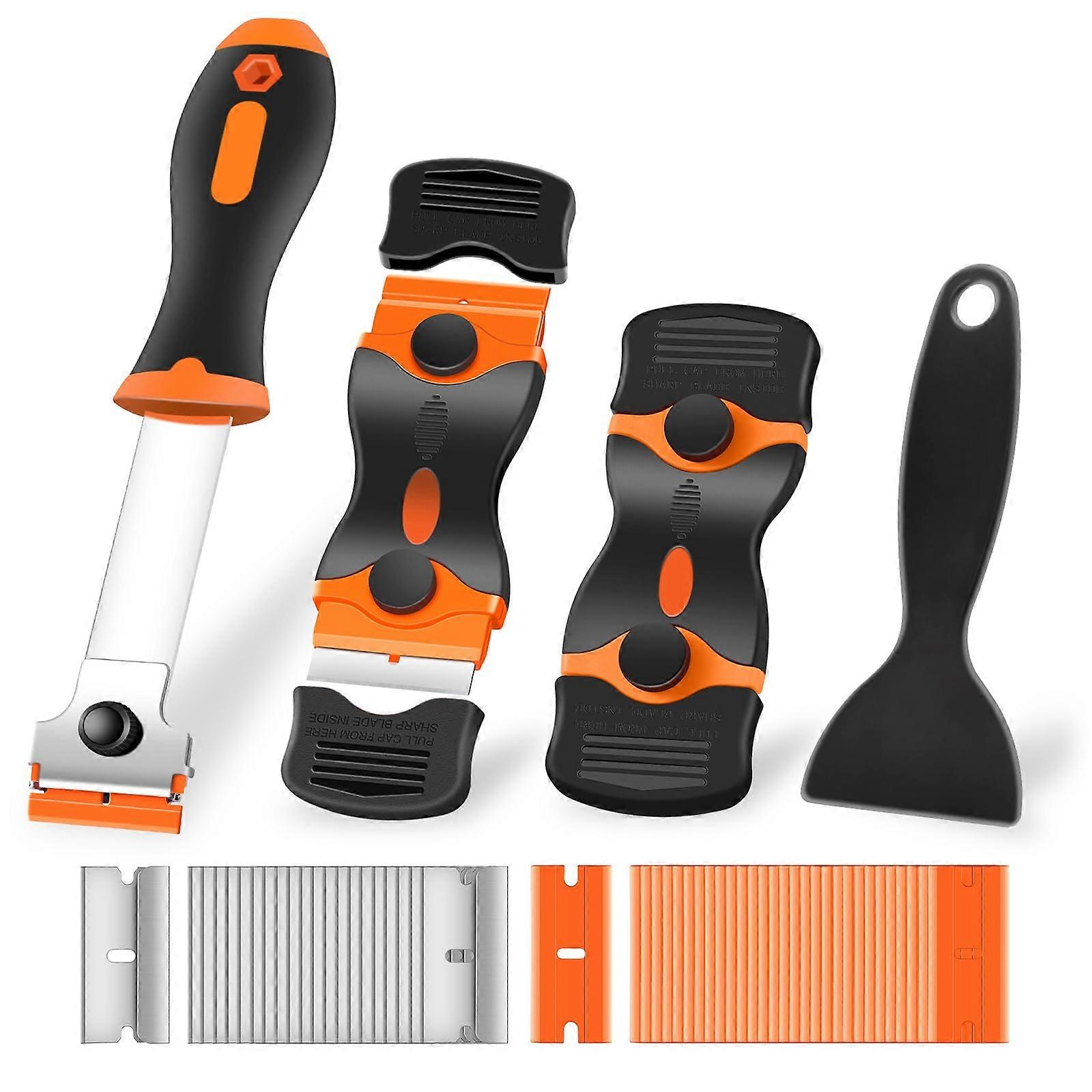 4 Pack Premium Razor Blade Scraper for Windows and Sticker Removal