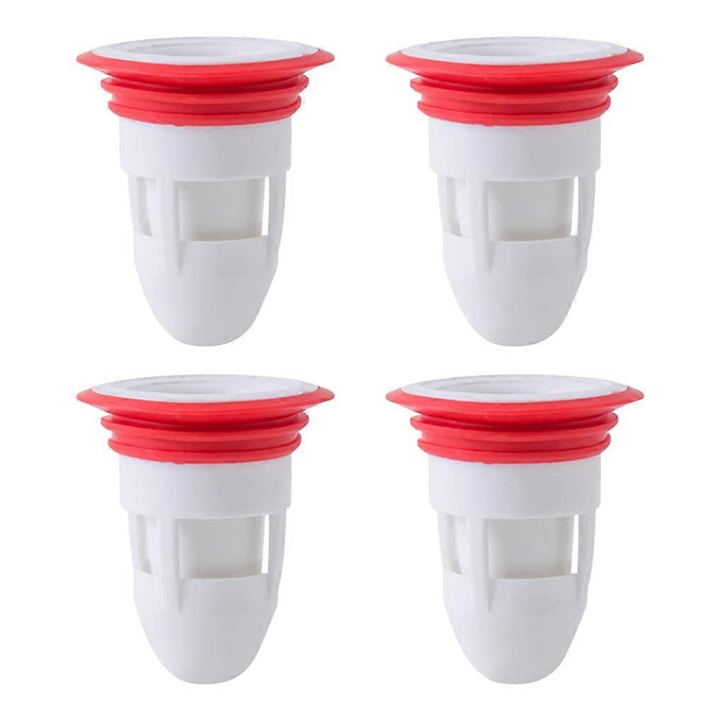Back Flow Floor Drenage Preventive White: 4 Pieces Floor Odor Preventive Plot Drenage