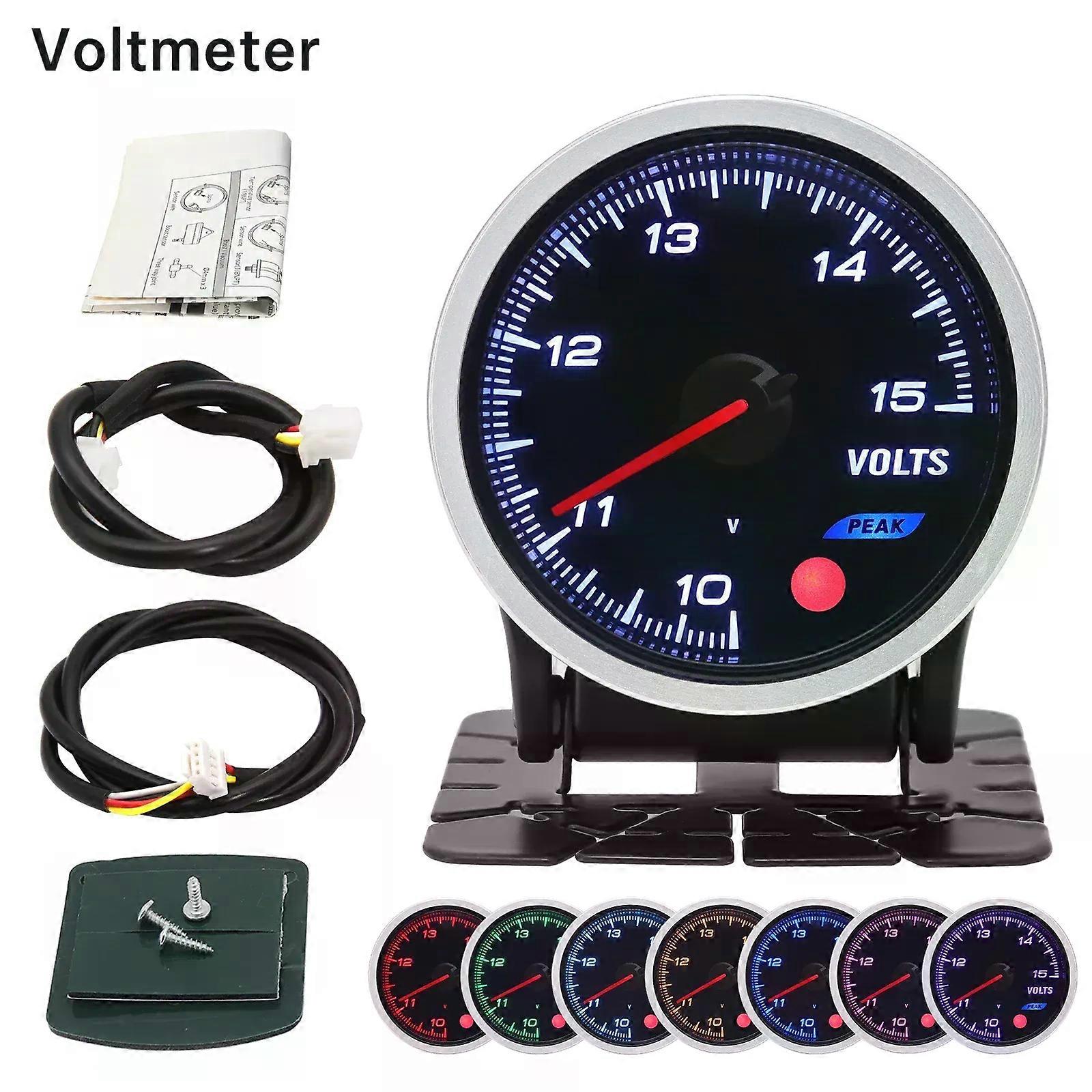2 Inch 52MM Smoke Lens Gauge Car Turbo Boost Meter Oil Pressure Meter 3Bar 2Bar PSI Turbo Gauge 8 Colors Backlight With Electron