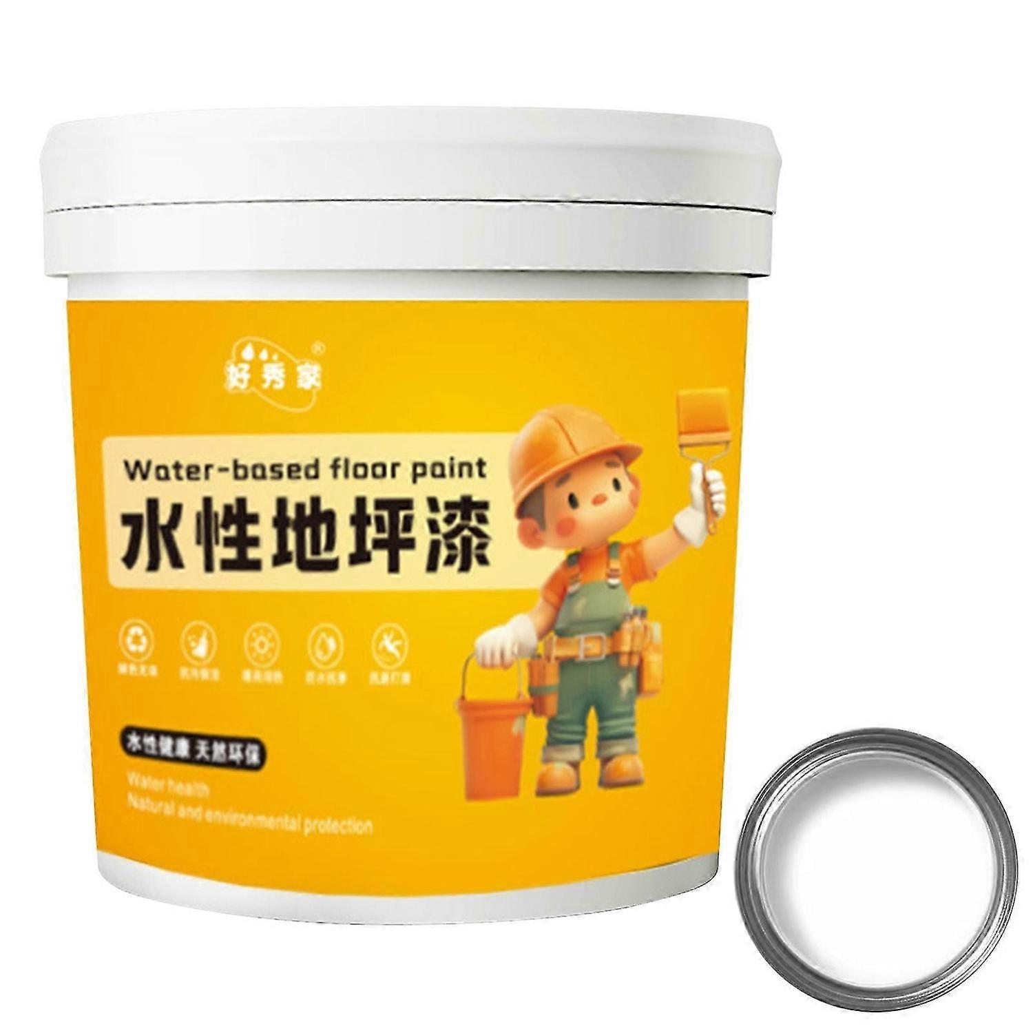 Waterproof Water-Based Epoxys Floor Paint Versatile Rapid Drying Floor Paint for Workshop