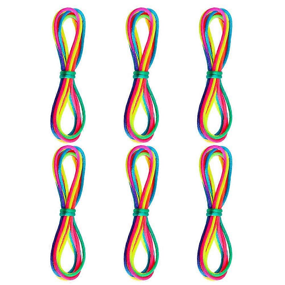 6-Piece Rainbow Finger String Toy Set