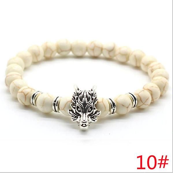 Fashion Faucet Decoration Lava Volcanic Stone Bracelet Men And Women Unisex Natural Stones Hidden Safety Clasp Charm Bracelets