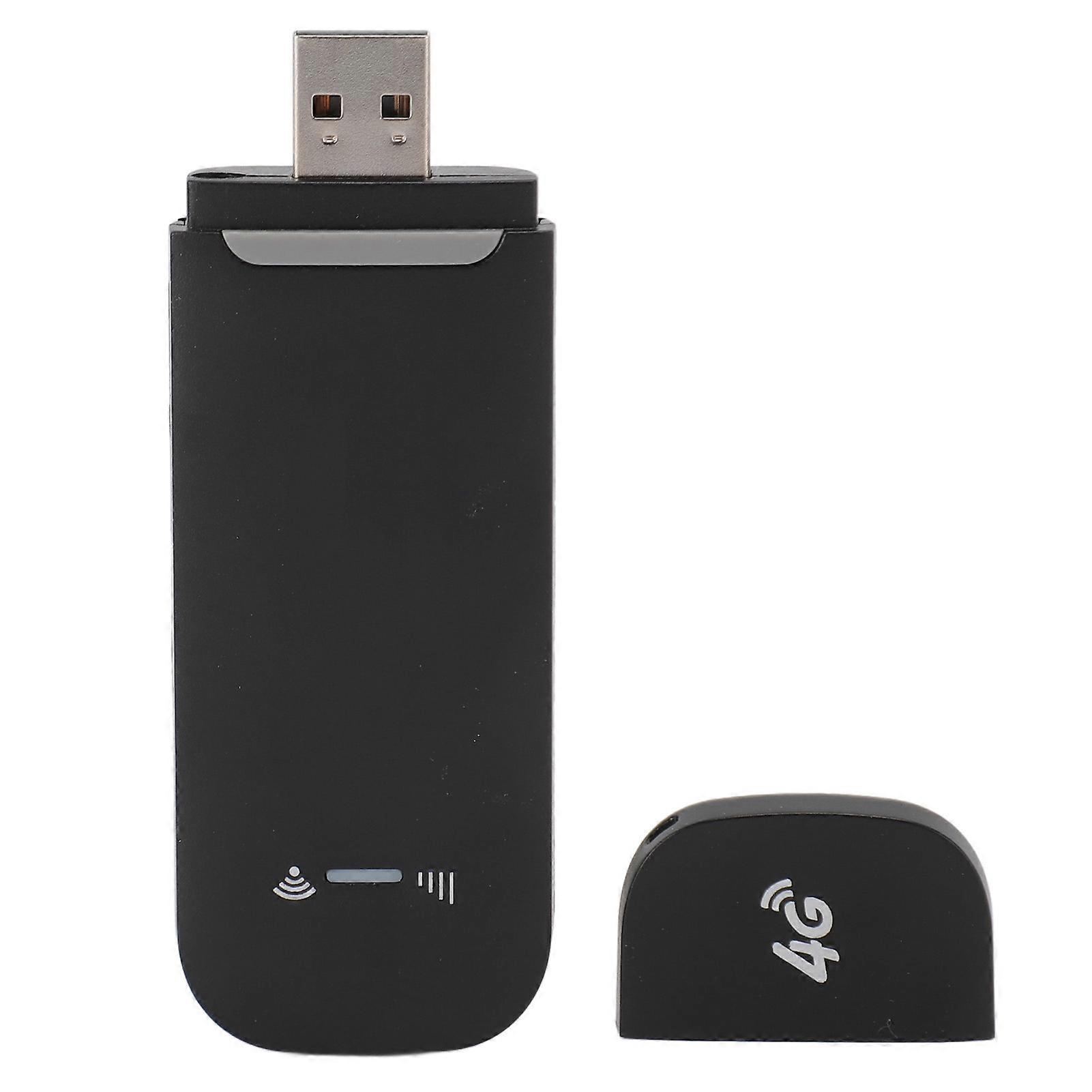 4G LTE USB Modem 150Mbps Shared 10 Users 4G Dongle Mobile WiFi Hotspot with SIM Card Slot for Travel