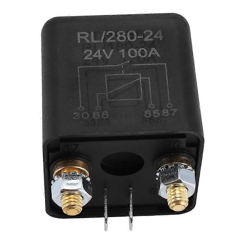 High Current Relay Starting Relay Power Car Truck Motor Automotive Heavy Current Start Relay Low Power Consumption 24VDC