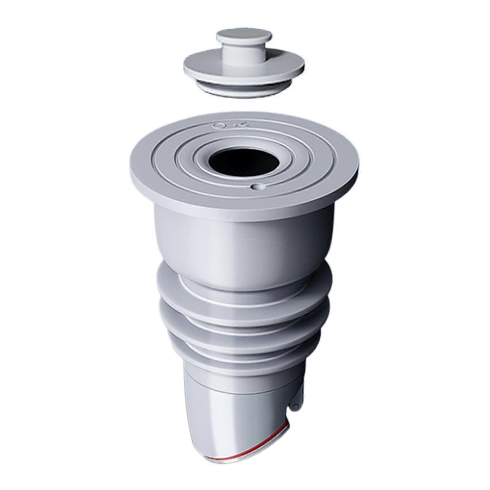 Drain Pipe Sealing Plug Floor Drain Plug Replaces with Water Purification Hole