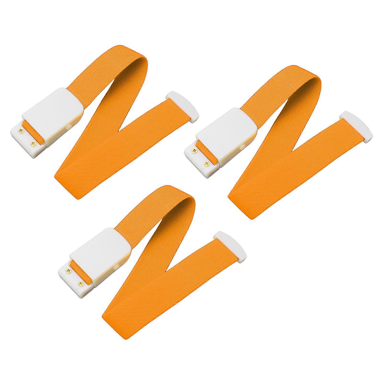 3PCS止血帯緊急屋外止血帯応急処置救命出血制御高弾性緊急止血帯オレンジ