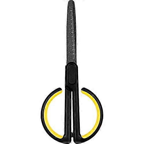Craft Scissors 1pc Office and Student Scissors with Scale, Household DIY Crafting Tool, Durable Stainless Steel Blades