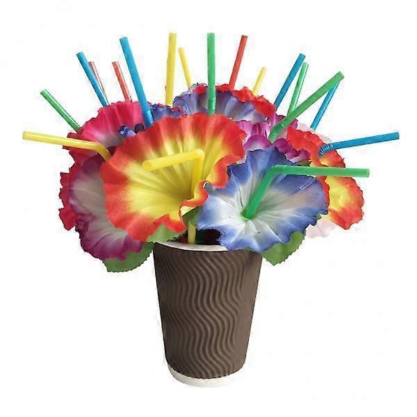 3-5pack 20pcs Assorted Colorful Flower Cocktail Party Table