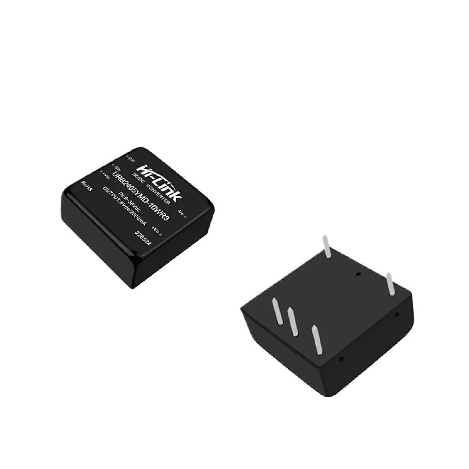 5pcs/lot 10W URB2405YMD10WR3(HLK10D2405 24V to 5V 2A DC to DC Step Down Converter/Power Module 936V Input