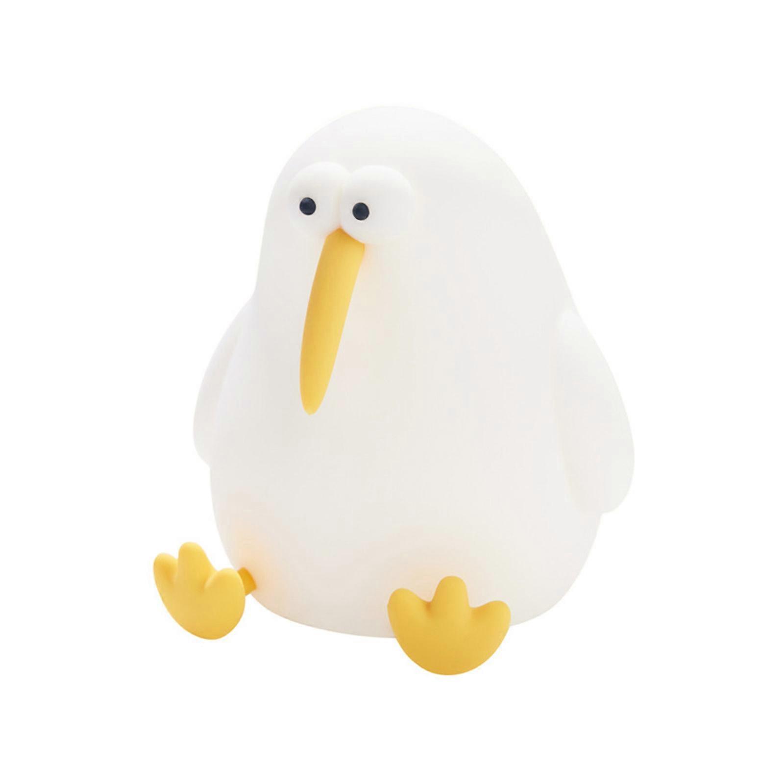 LED Lamp Touch Light Silicone Night Light Dimmable Night Lamp Bird Pattern Touch Nursery Light Rechargeable