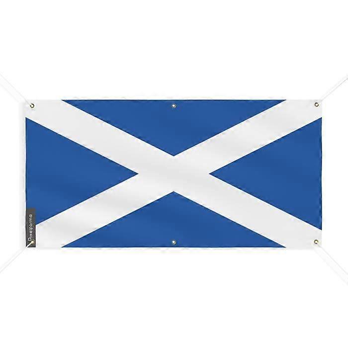 Scotland Flag Banner 6 Grommets 40x80cm Polyester